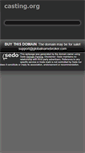 Mobile Screenshot of casting.org